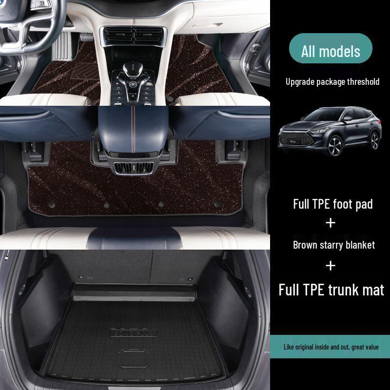 BYD Song Plus DMI/EV All-Inclusive TPE Floor Mats for New Energy Cars
