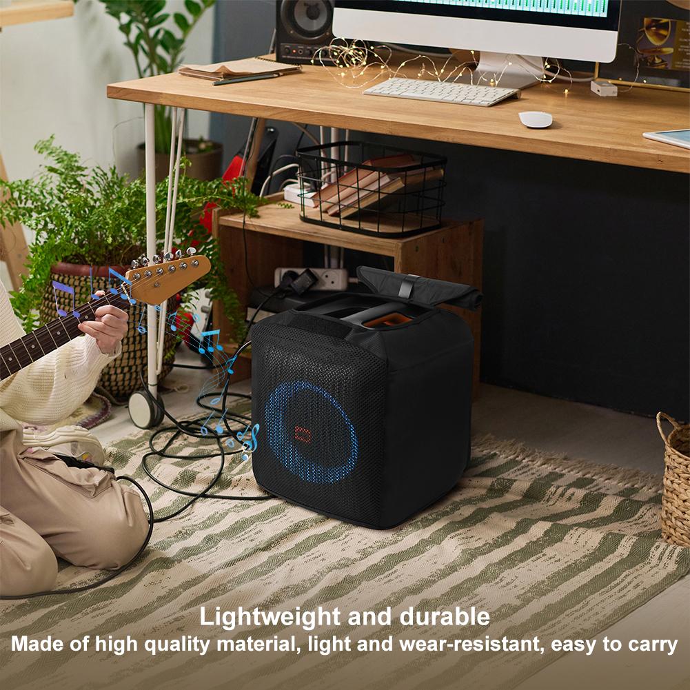 Staubschutzhülle für JBL Partybox Encore Essential Outdoor-Lautsprecher, Schutzhülle mit Gummizug, Party-Lautsprecher, waschbare Hülle