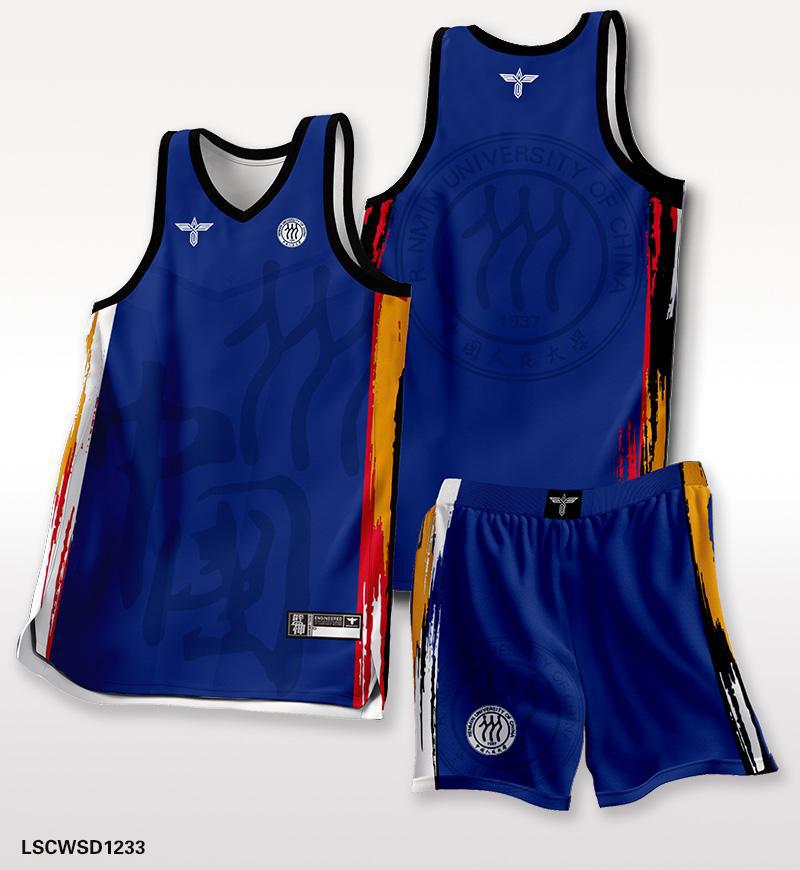 

Мужской быстросохнущий комплект баскетбольной формы для команд колледжей и деревень XL синий