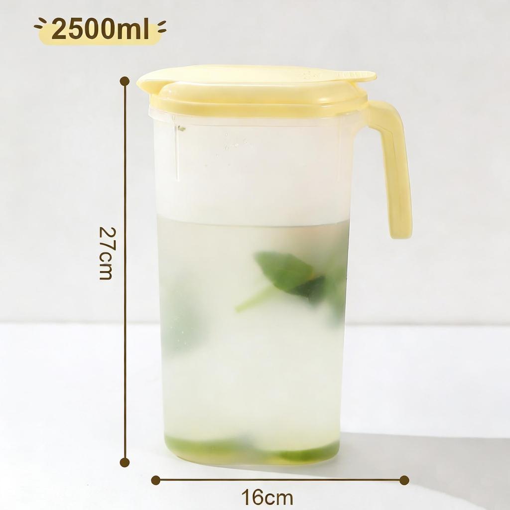High-Temperature Resistant Large-Capacity Cold Water Pitcher with Lid Filter