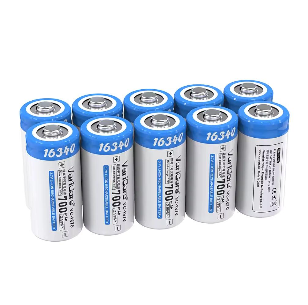Akumulator Bateria Ogniwo Varicore Vc-1670 Plus 16340 Li-Ion 3.7V 700Mah