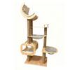 Multi-Level Cat Tree with Space Capsule Cat Bed, Solid Wood, Space-Saving Design for Home Use