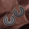 SUMENG 2024 New Vintage Ethnic Hollow Flower Gypsy Dangle Trible Drop Earring for Women Indian Fashion Jewelry Gifts