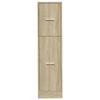 Pharmacy Cabinet in Sonoma Oak 30 x 41 x 118 cm Particleboard