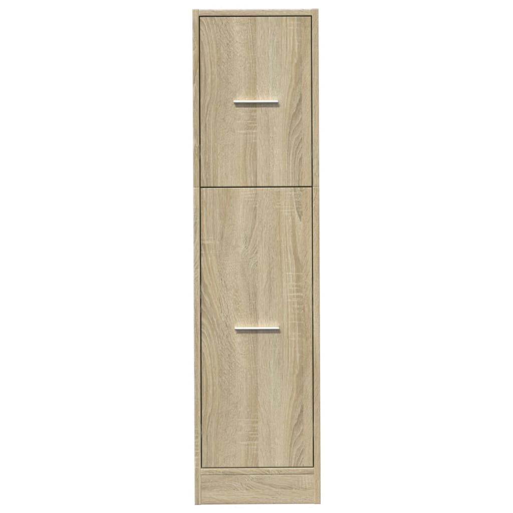 Pharmacy Cabinet in Sonoma Oak 30 x 41 x 118 cm Particleboard