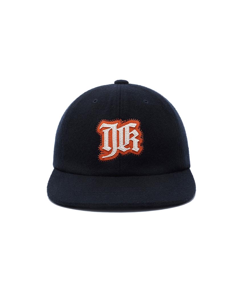ISTKUNST Ik Blackletter Wool Cap_Navy(Ik2Dfmab26A)
