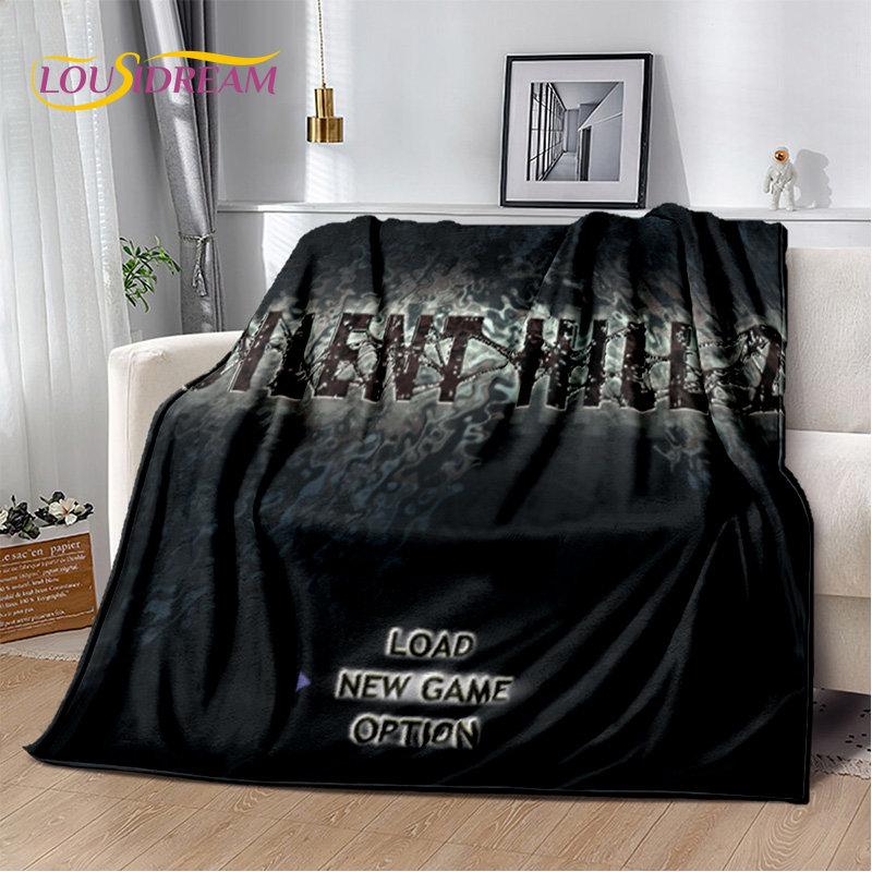 Silent Hill Horror Movie Games Soft Plush Blanket,Flannel Blanket Throw Blanket for Living Room Bedroom Bed Sofa Picnic Cover