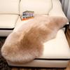Australian Wool Sheepskin Rug: Long-Hair Irregular Bedside Mat & Sofa Blanket