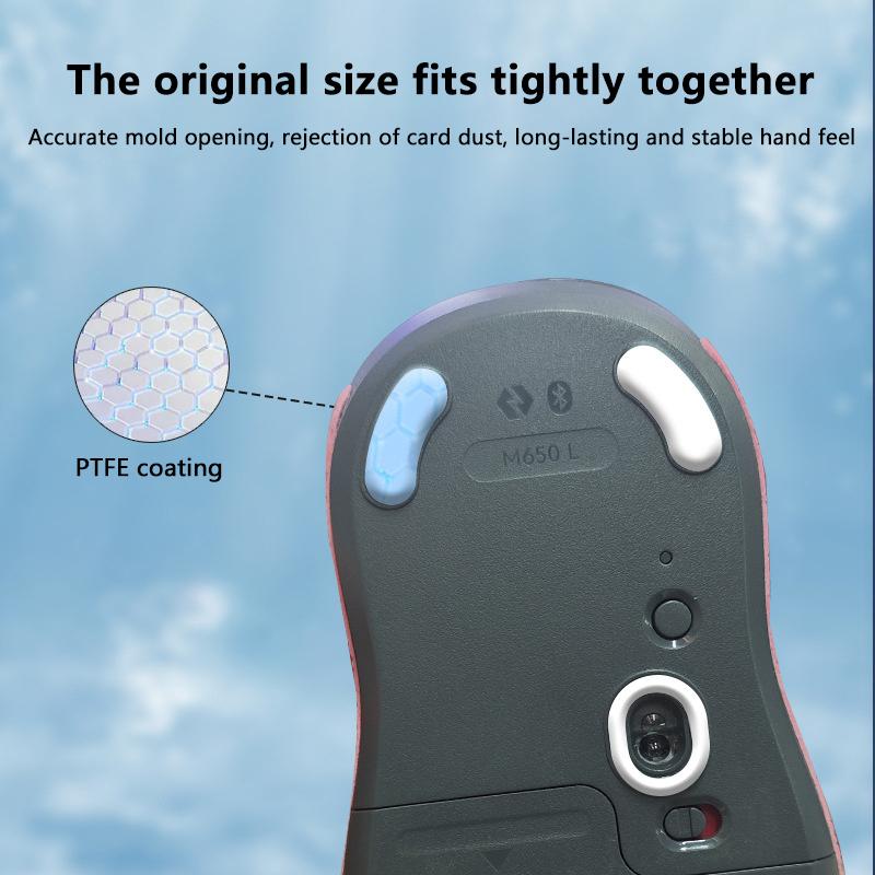 Mouse Foot Sticker Skates For M650L/M750L Wireless Bluetooth Gaming Mice Laptop Computer E-Sport Gamer
