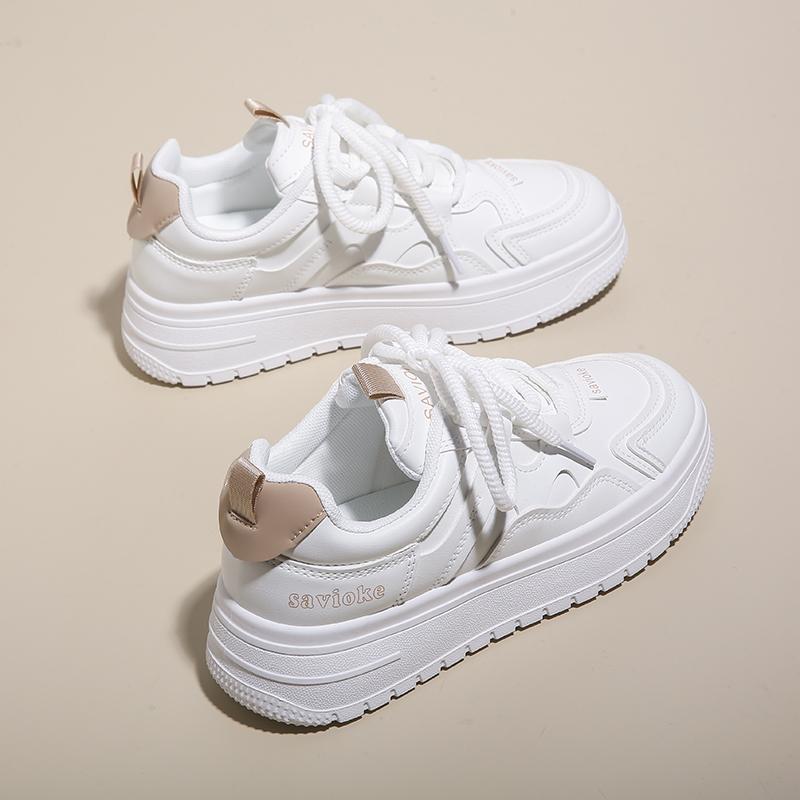 Fashion Platform Sports Shoes Woman Fashion Ventilated Sweet Platform Sneakers Korean Style Versatile Casual Female Shoes
