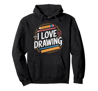 Ich liebe es, Bleistift Lineal Herz Kunst Parker zu zeichnen