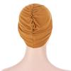 Women Turban Muslim Hijab Head Wrap Made In Sanded Milk Silk Base Caps
