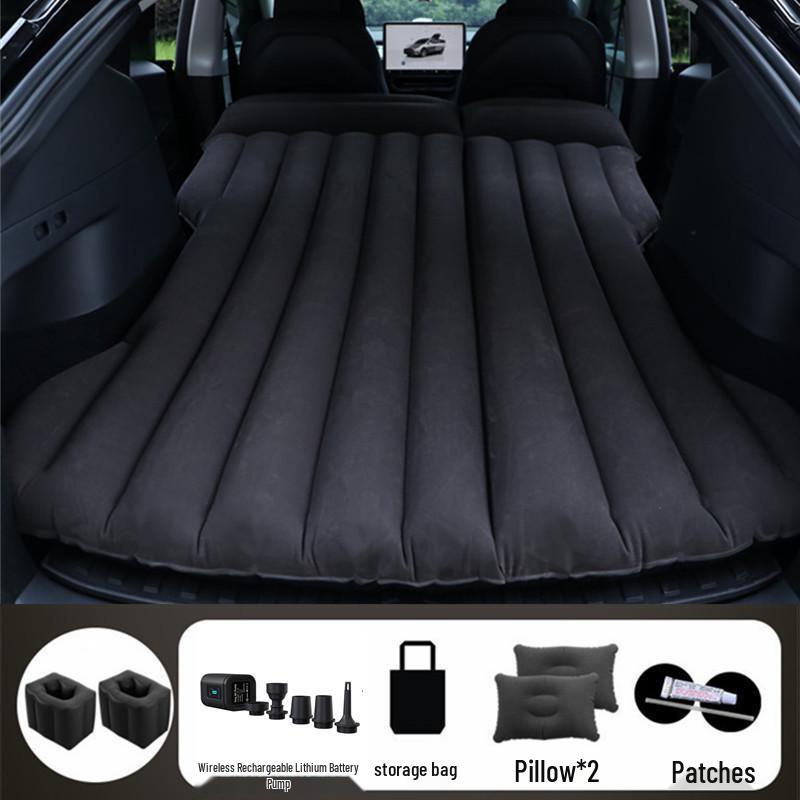 Tesla Model Y/3 Rear Seat Inflatable Mattress - Foldable Car Sleeping Pad