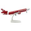 Kits de modèles d'avions en métal moulé sous pression AirAsia MD-11 1/300 avec support (8,3 pouces L) pour Jouet d'Avion Adulte Cadeaux d'Aviation ou Collections