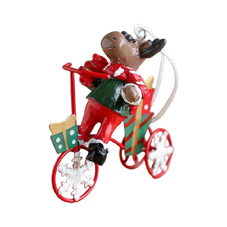 Decorative Christmas Tree Ornament Elegant Christmas Tree Hanging Pendants with Seasonal Characters for Festival