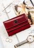 Women's Leather Wallet PTN 27074-TVT-6608 Red