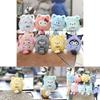 Cute Sanrio Cinnamoroll Plush Toy Keychain Soft Pp Cotton Filling