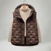 Autumn and winter vest loose vest jacket catty m hooded down cotton jacket women's vest