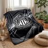 Coperta in Flanella con Stampa del Newcastle United Football, Coperta Morbida Calda Leggera per Divano Letto Campeggio