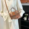 Niche design splicing handbag summer new armpit bag fashion versatile shoulder messenger bag women
