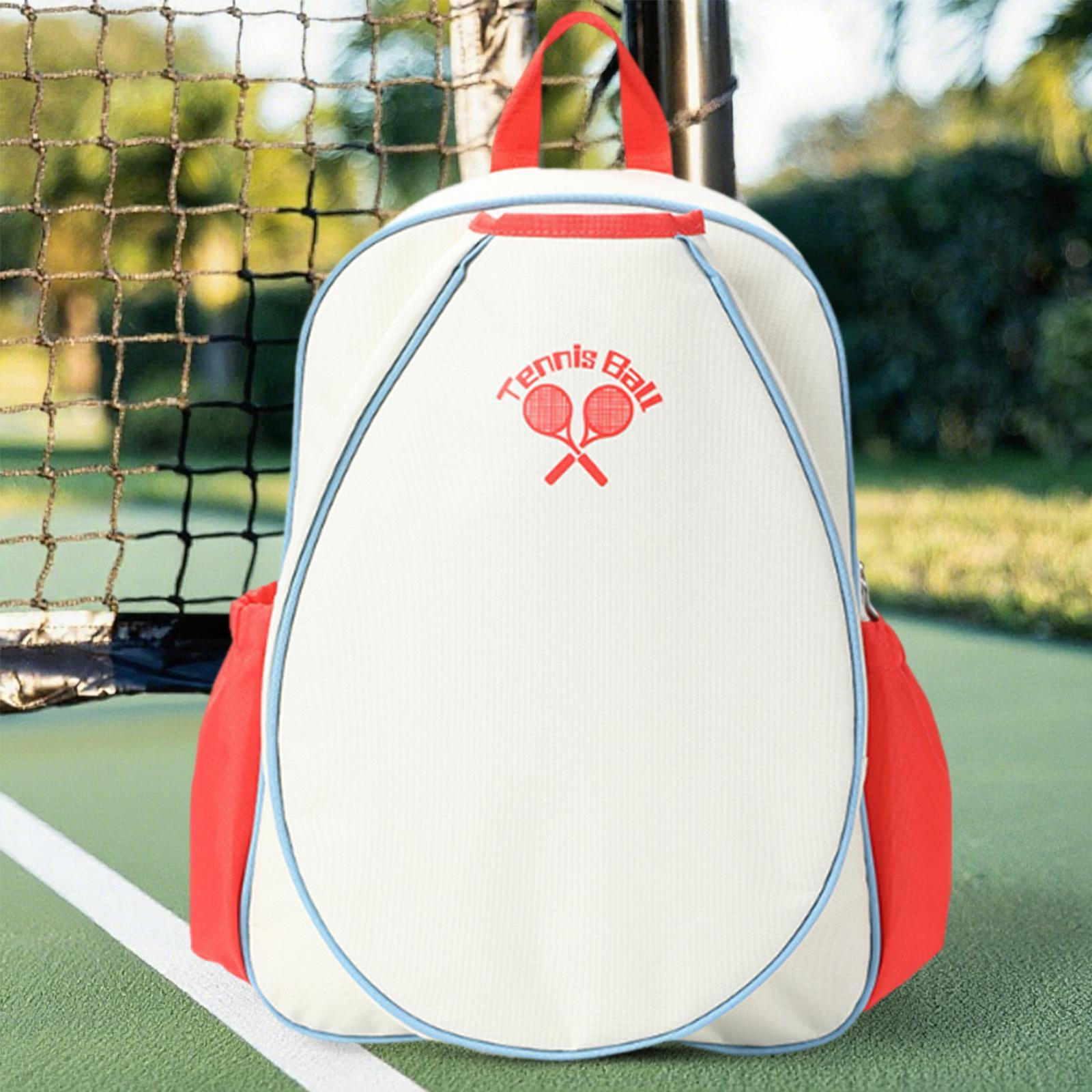 

Tennis Backpack Racket Holder, Fitness Sport Portable Bag, Racquet Cover for Badminton білий