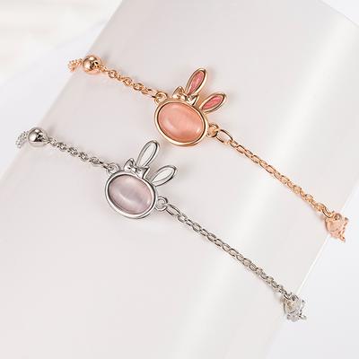 Ins Wind Niedlichen Kaninchen Armband Niedlichen Kleinen Kaninchen Form Licht Luxus Modeschmuck