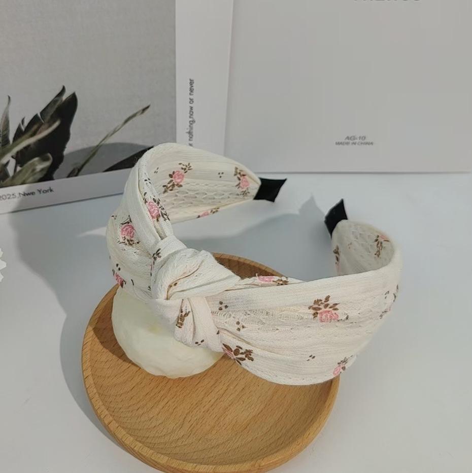 Women's Retro Wide Headband: Versatile Hair Clip for Washing Face & Masks