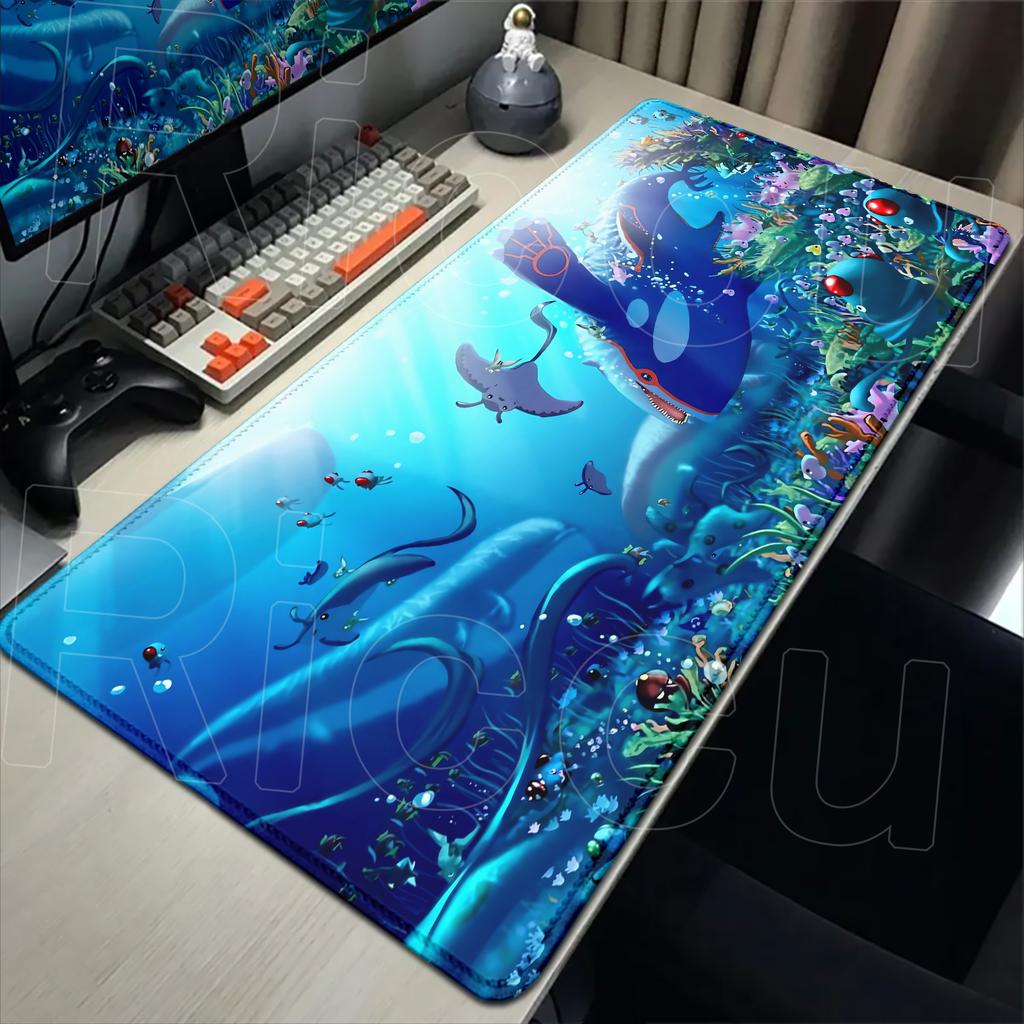 New Arrival Anime Mouse Pad PC Gamer Cabinet Mousepad Ppokemon Gengar Lugia Keyboard Rug Laptop Rubber Mat Desk Accessories XXL
