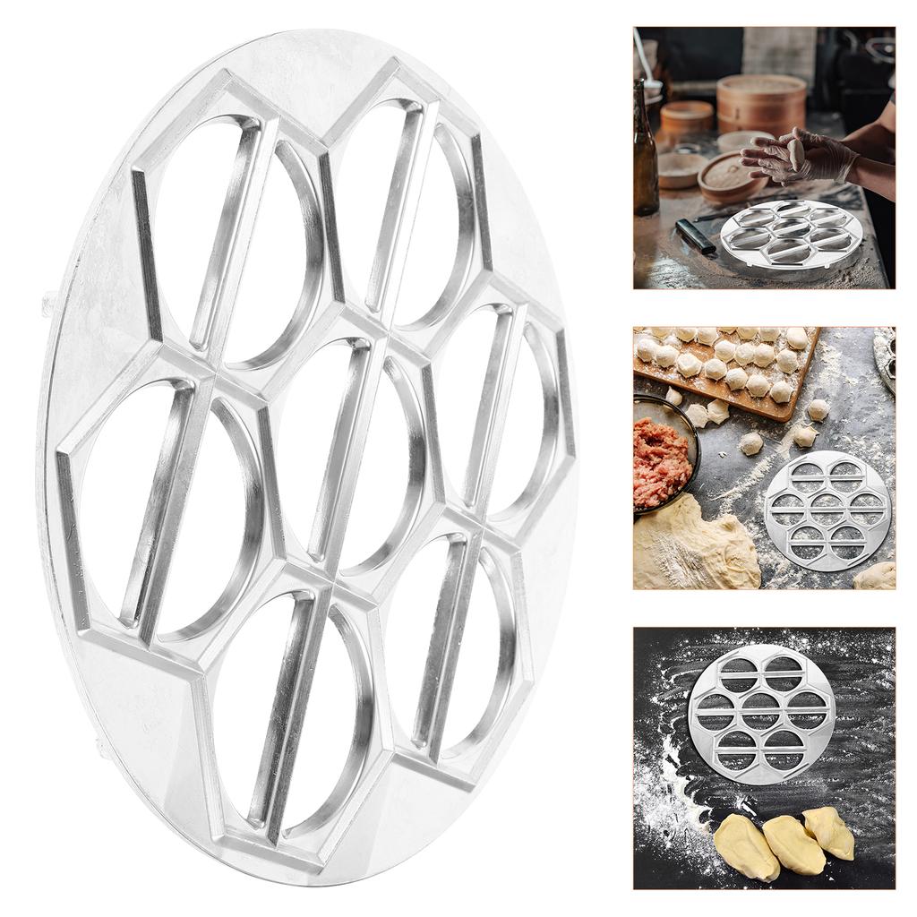 Stampo Attrezzo Produttore 14 Fori Lega di Alluminio Pelmeni Attrezzo Metallico Stampo per Fare Stampini Ravioli Cucina