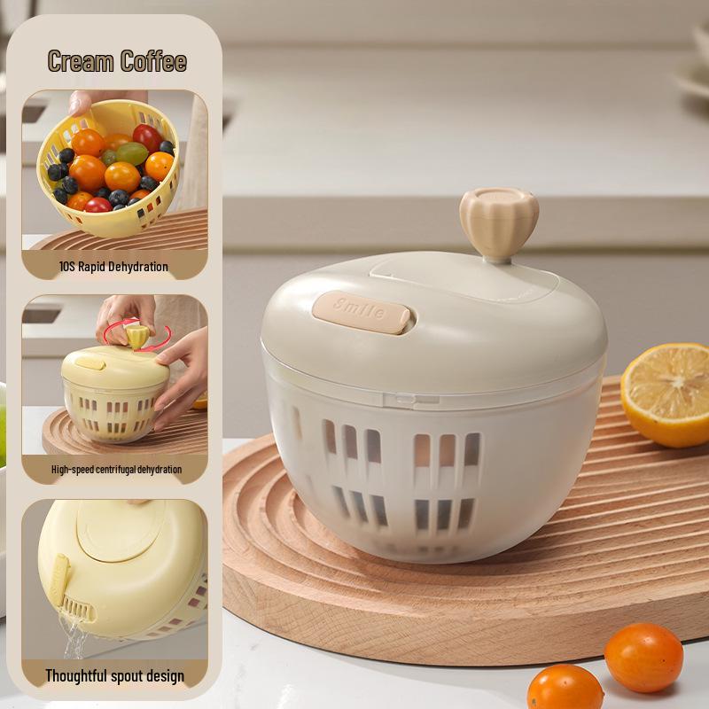 Hugging Bear Manual Vegetable Dehydrator & Salad Spinner