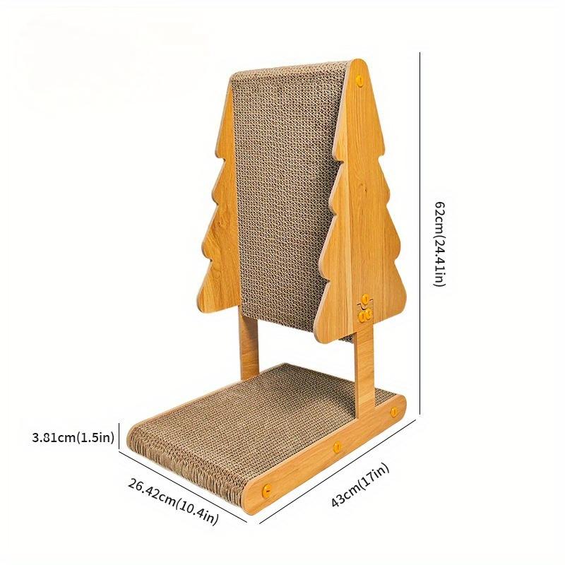 Christmas Tree Inclined Vertical Wear-resistant Cat Nest Integrated Scratch-resistant Corrugated Cat Claw Board Cat Toy