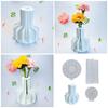 Unique Flower Vases Silicone Mold Creative Silicone Mold for Modern Flower Holder Practical Flower Arrangers Mold