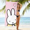 New Cute Rabbit Printed Microfiber Beach Towel Quick Dry Soft Bath Towel For Kids