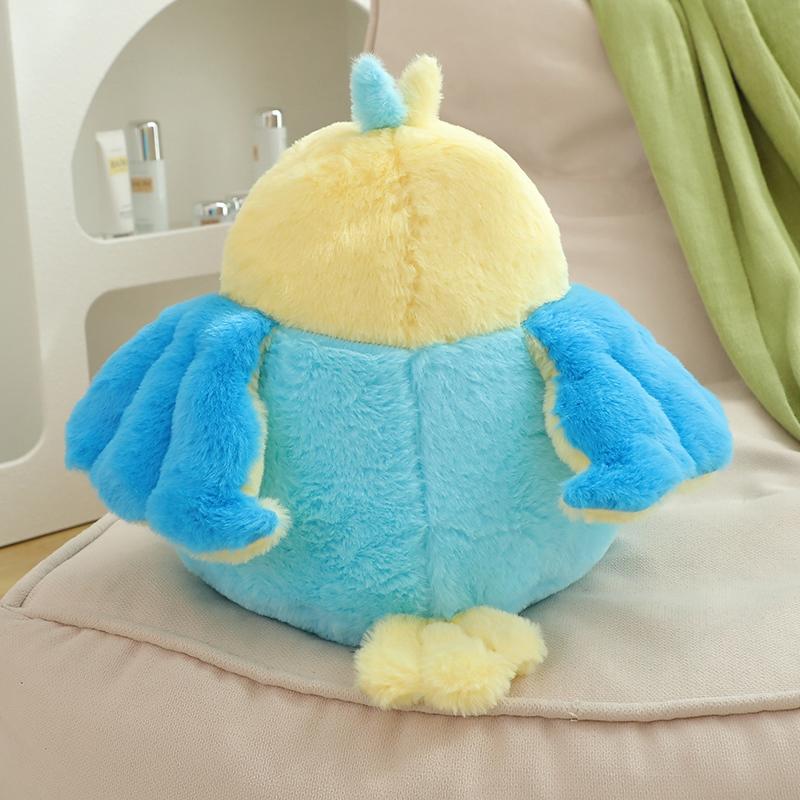 New High Quality Parrot Ball Animasl Throw Pillow Super Soft Dolls Candy Color Toys Girls Birthday Christmas Gifts Back Cushion