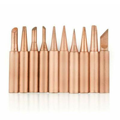 10pc/Set Soldering Tip 900M-T Soldering Tip Pure Copper Iron Useful High Quality