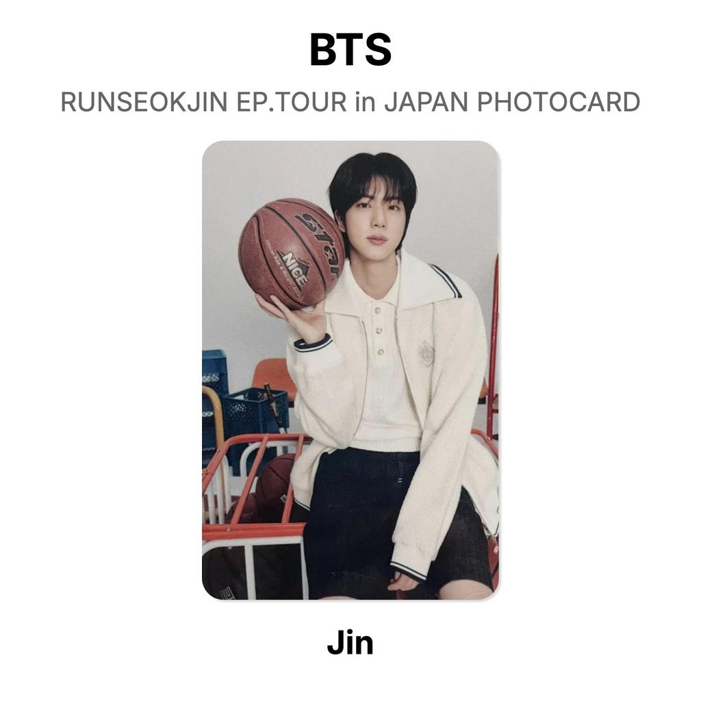 BTS RUNSEOKJIN EP.TOUR in GIAPPONE PHOTOCARD Fotocard Ufficiale