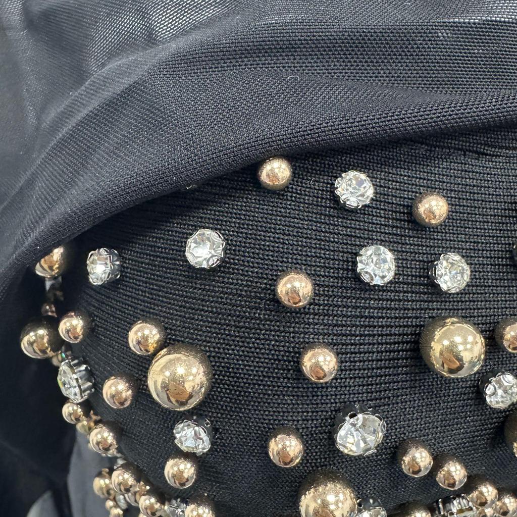 Elegantes europäisches & amerikanisches trägerloses Abendkleid mit Strasskristallen