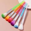 Crystal Long Handle Nail  Brushes Nails Makeup Brushes Remove Dust Powder Manicure Brush Nail Art