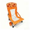 High-Back Folding Beach Chair: Portable Reclining Sling for Camping & BBQs