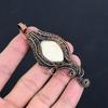 Carved Face 999 Copper Wire Wrapped Pendant, Handmade Gemstone Pendant Jewelry, Gifts For Wife Brand New Pendant