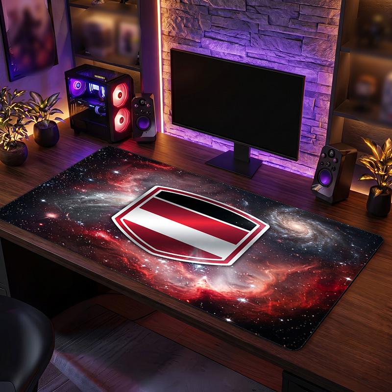 Austria Football Crest Mouse Pad, Extended Non Slip Rubber Desk Mat for Gaming Office Laptop Fan Gift