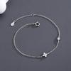 Sterling Clover Bracelet Women With Cubic Zirconia Floral Design Lightweight Elegant Daily Wear Jewelry