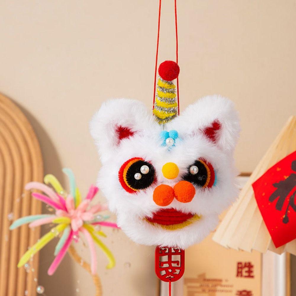 Material Package Handmade Plush New Year Craft Chinese Zodiac Snake Decor  Children Gift