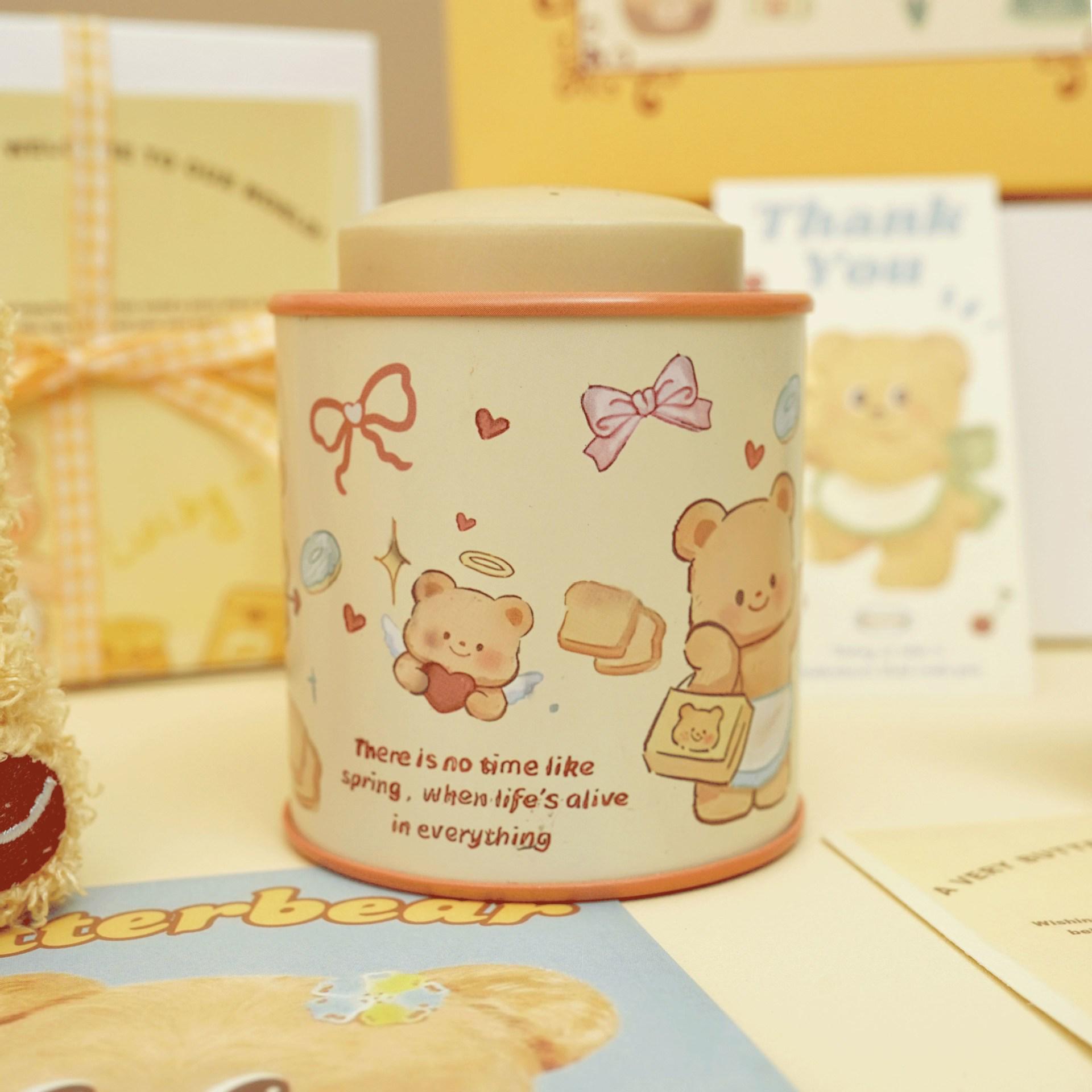 Butter Bear Aromatherapy Candle Gift Box - Long-lasting Bedroom Birthday Gift for Girls & Best Friends Finished Product - Gift Packaging