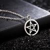 Cross Five-Pointed Star Pendant Necklace