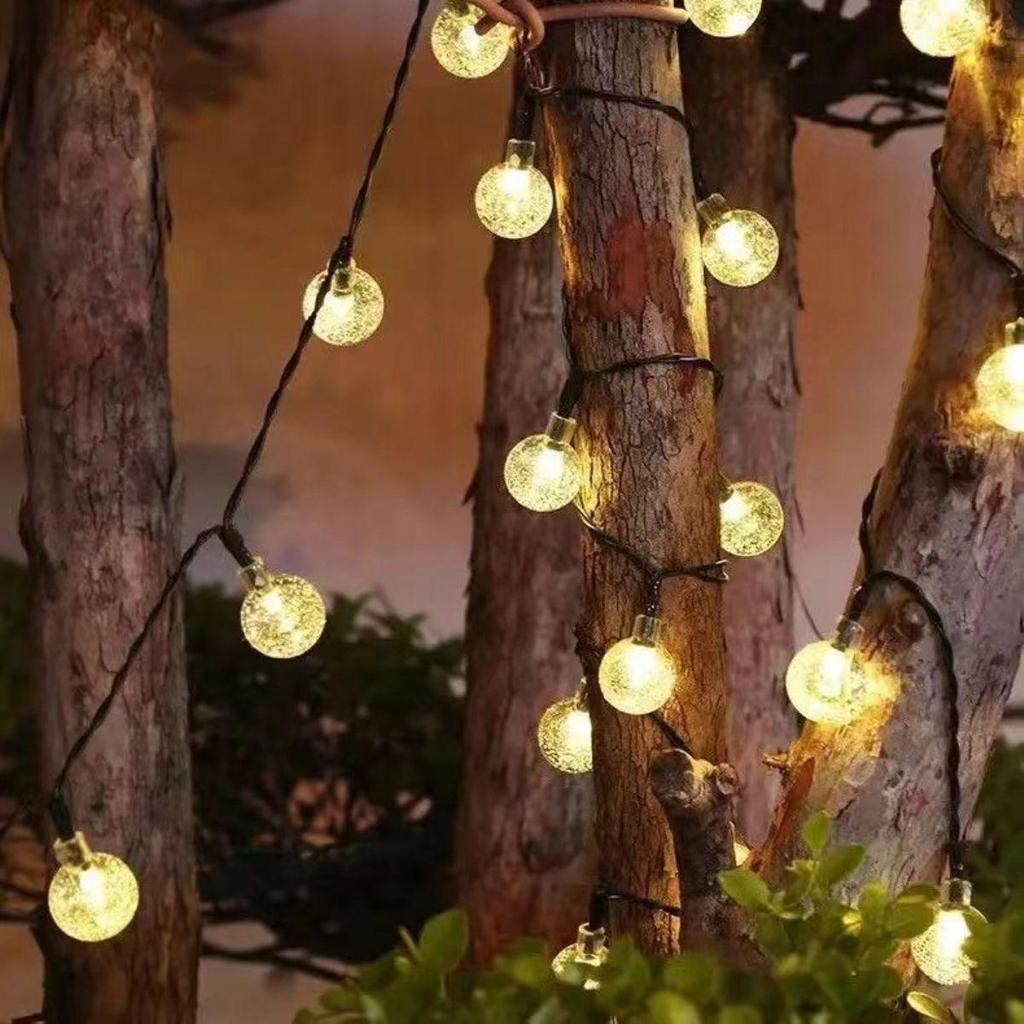 Waterproof Solar Fairy String Lights for Outdoor Garden, Courtyard, Home & Balcony Decoration