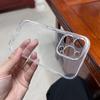 Applicable To Apple 16promax Simple Tpu Transparent IPhone 15 Fine Hole 2.0mm Thickened 13 Mobile Phone Case