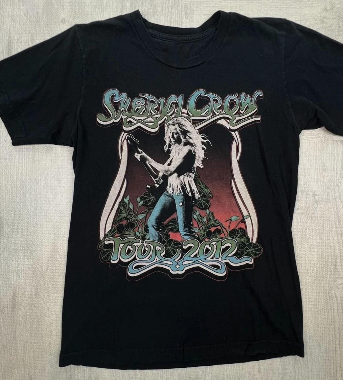Vtg Sheryl Crow Tour Concert Heavy Cotton Black S-5XL T Shirt XL