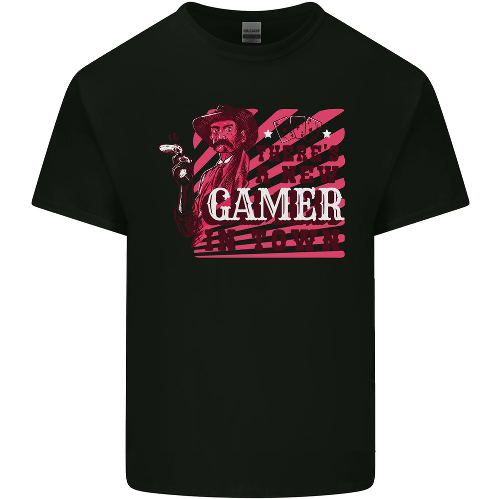 Theres a New Gamer in Town Gaming Kids T-shirt Childrens XXXL