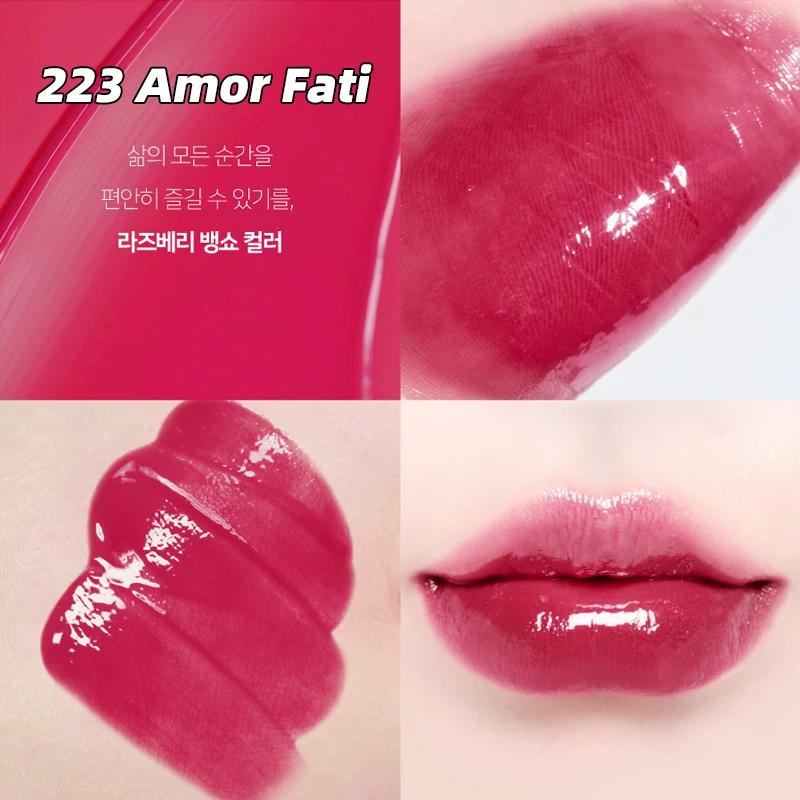 Wen Jiaying's Same Style Dinto Water-Glossy Mirror Lip Glaze Moisturizing and Hydrating 205/206/207/211 Niche Affordable Price